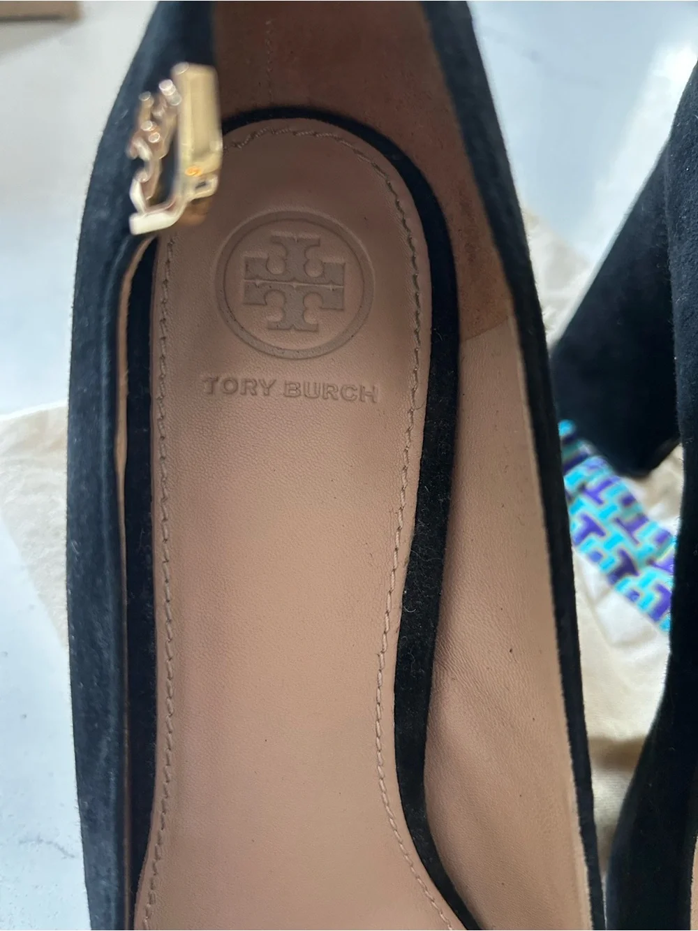 Tory Burch Elizabeth heels/pumps black size 9